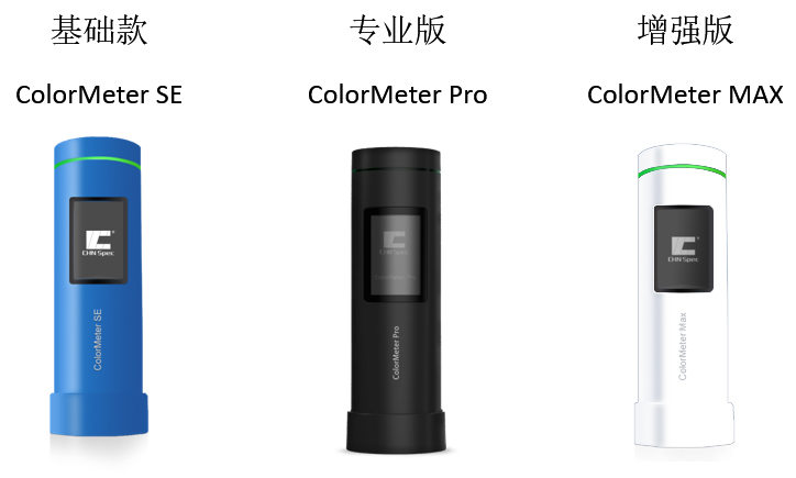 Which colormeter basic version/professional version/advanced version meets my color measurement needs?  Picture 1