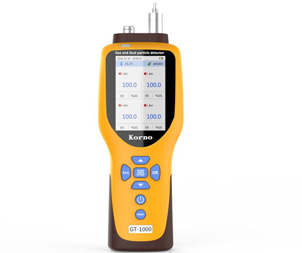 Detail Figure 1 of the Kor GT-1000-CO(0-2000ppm) Gas Detector