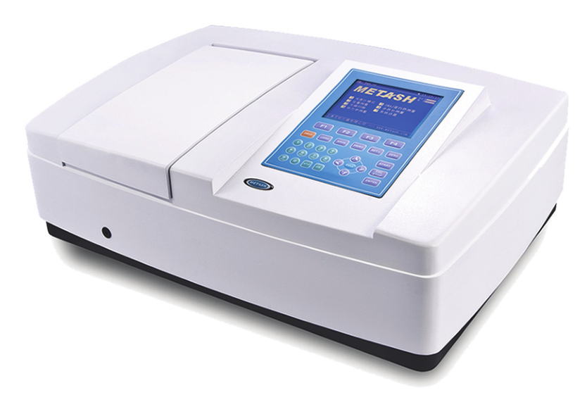 Yuanxi dual-beam UV-Vis Spectrophotometer  UV-8000 display