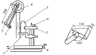 Picture 4 of the impact strength test of glass containers for packaging