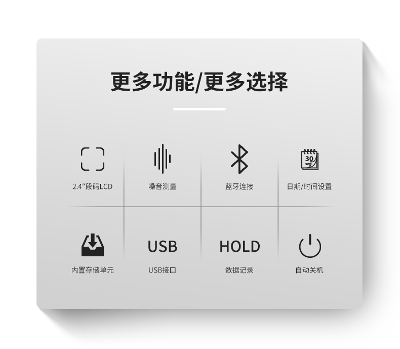 华盛昌 DT-855 专业型噪音计详情图2
