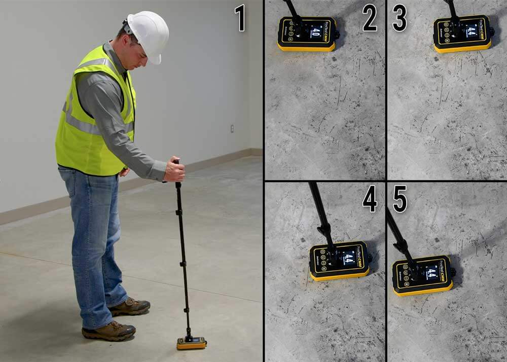 How to non-destructively test the moisture content of concrete slabs?  Picture 5