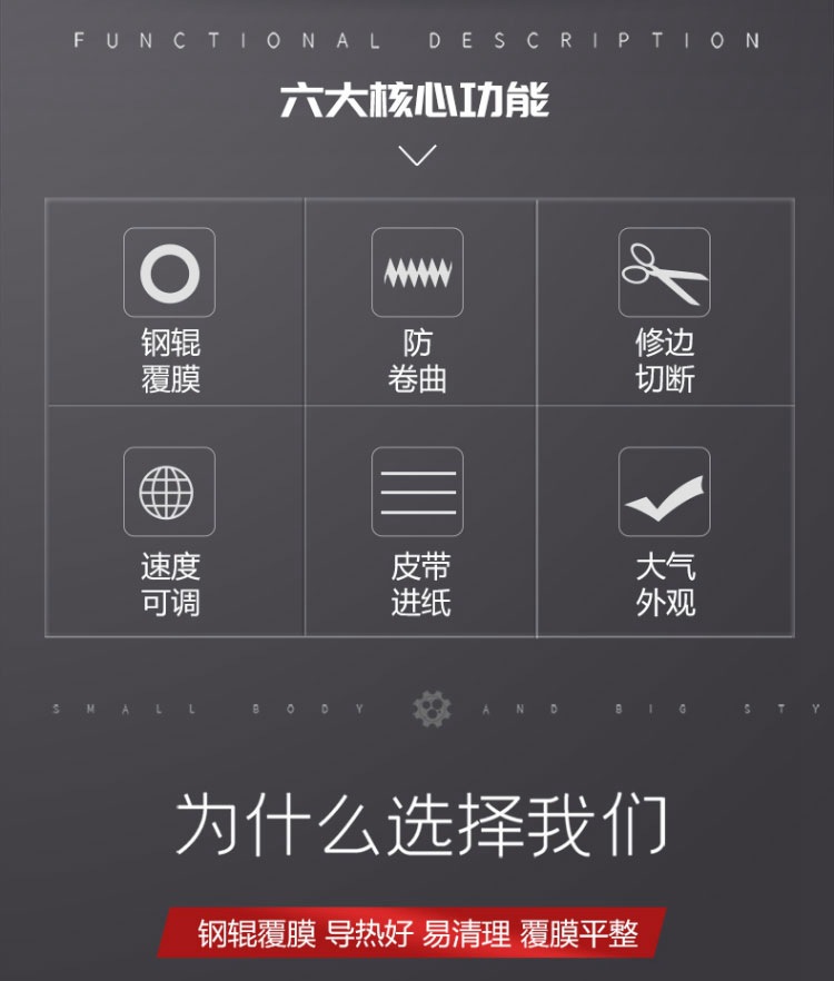 Easy printing EP-380D laminating machine details picture 2