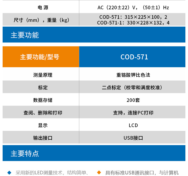 雷磁 COD-571 化学需氧量测定仪详情图10