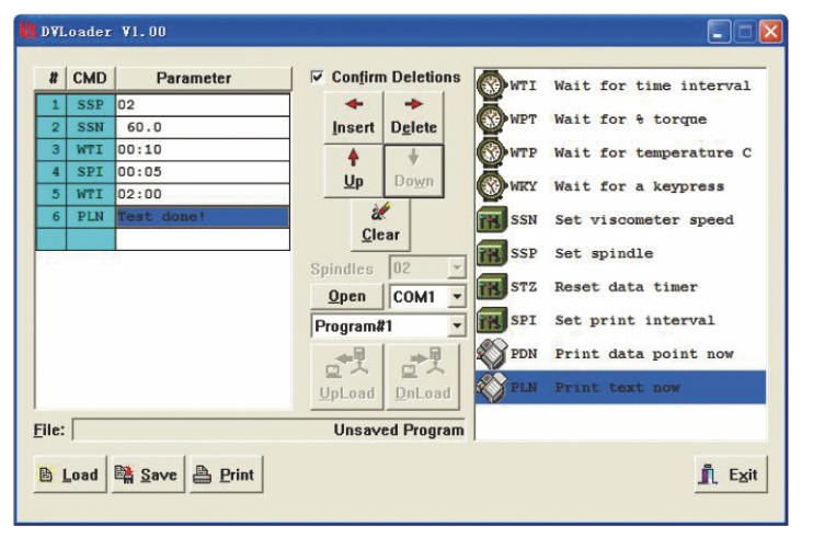 DV program-controlled download software