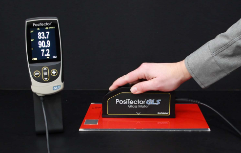 Measuring Gloss with PosiTector GLS Gloss Meter Figure 8