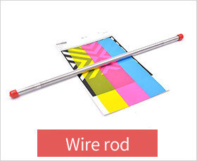 Coating wire bar applicator