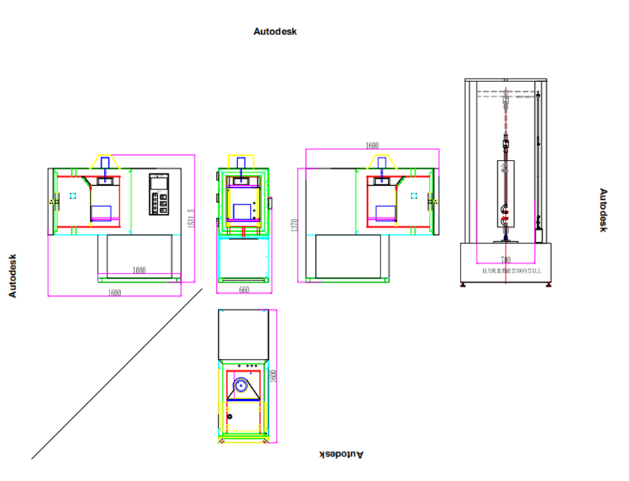 Details of Baida Jushi LY-GD3013 tensile machine high and low temperature test chamber Figure 1