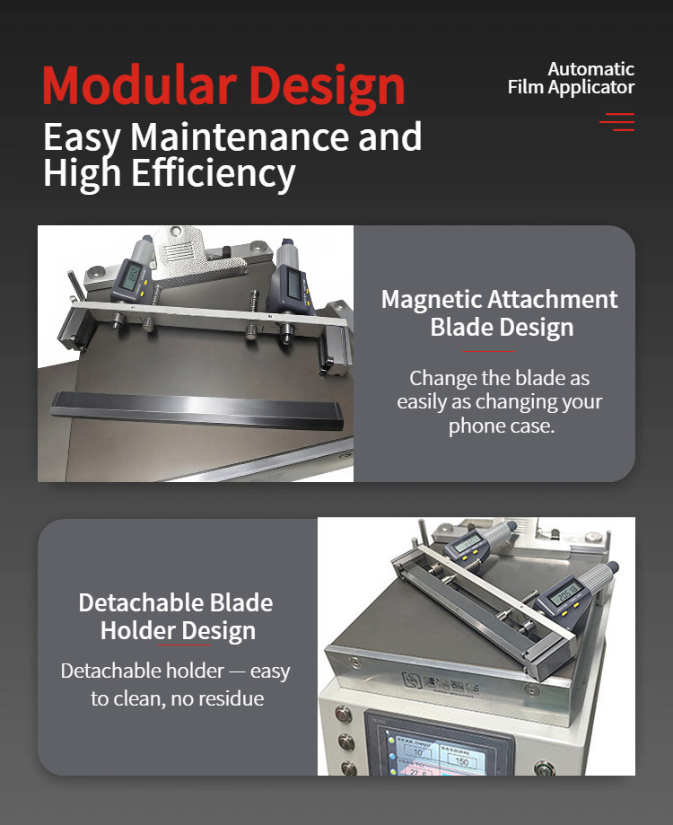 HuiNuo TM3200Pro/mini Automatic Film Applicator drawdown Bar & blade ...