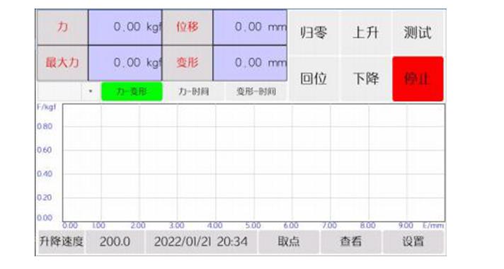 晨力达 CLD-8002（20N） 单柱触摸屏拉力试验机 (基础款）详情图1