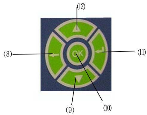 Thermometer panel diagram