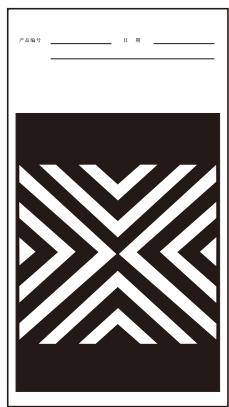 Small twill covering force measurement cardboard