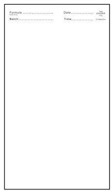 Measuring medium white covering strength cardstock